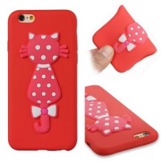 For Iphone6S Soft Shell 3D Flower Cat Phone Protection Shell