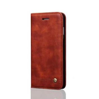 For iPhone 6 Plus / 6s Plus Folio Antique Leather Case Magnetic Closure Leisure Stand Cover