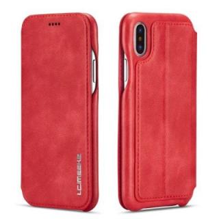 LC.IMEEKE For iPhone X Case Premium Leather Stand Cover with Card Slots