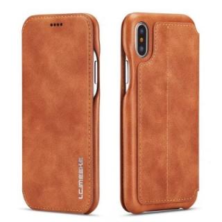 LC.IMEEKE For iPhone X Case Premium Leather Stand Cover with Card Slots