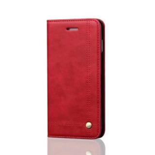 For iPhone 7 Plus / 8 Folio Antique Leather Case Magnetic Closure Leisure Stand Cover