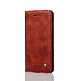 For iPhone 7 Plus / 8 Folio Antique Leather Case Magnetic Closure Leisure Stand Cover