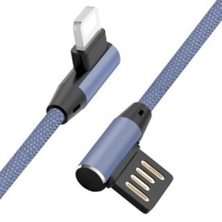 Double Bend 8 Pin Fast Charging Data Sync Cable