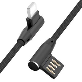 Double Bend 8 Pin Fast Charging Data Sync Cable