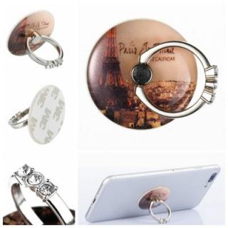 Phone Finger Ring Holder Desk Tablet Stand 360 Degree Rotating Sticker on Devices