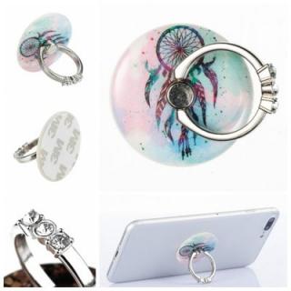 Phone Finger Ring Holder Desk Tablet Stand 360 Degree Rotating Sticker on Devices