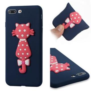 Case for Iphone7Plus Soft Shell 3D Flower Cat Phone Protection Shell