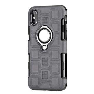 Cover Case for iPhone X Ring Dual Heavy Duty PC TPU Resistent