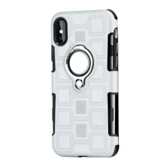 Cover Case for iPhone X Ring Dual Heavy Duty PC TPU Resistent