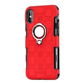 Cover Case for iPhone X Ring Dual Heavy Duty PC TPU Resistent