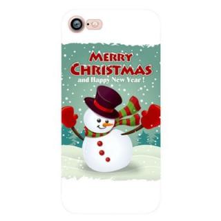 Snowman Santa Claus  Case for iphone 7 Soft Silicone TPU Cover