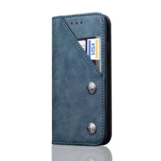 For iPhone 7 / 8 Leather Case Magnetic Closure Antique Copper Grain Wallet Pouch Cover