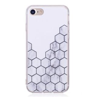 Ultra Thin Plaid Fashion Marble Soft TPU Phone Case for iPhone 8