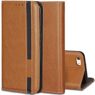 For iPhone 6 Plus / 6s Plus Business Leather Case Magnetic Closure Wallet Stand Cover