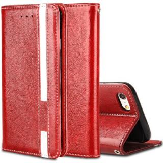 For iPhone 6 Plus / 6s Plus Business Leather Case Magnetic Closure Wallet Stand Cover