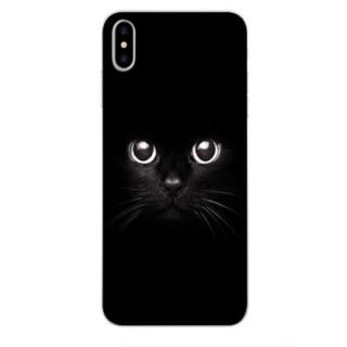 Perfect Fitted Beautiful Black Cat TPU Case for iphone X