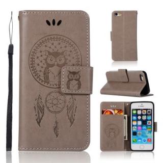 Owl Campanula Fashion Wallet Cover For iPhone 5/SE/5S Phone Bag With Stand PU Extravagant Retro Flip Leather Case