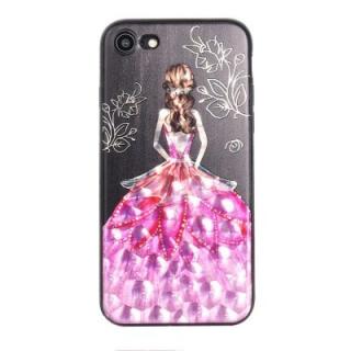 for iPhone8 Case Embroidery Leather Cover Woman Man Girls