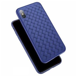 Grid Soft Silicone Case for iPhone X Deluxe Mesh Braided