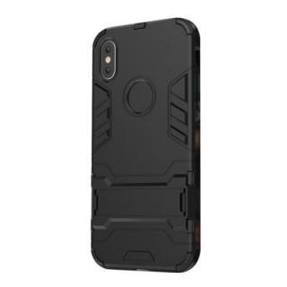 Case for iPhone X with Stand Back Cover Solid Colored Hard PC