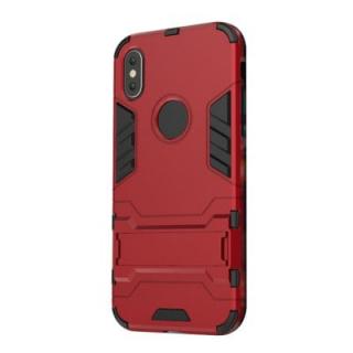 Case for iPhone X with Stand Back Cover Solid Colored Hard PC