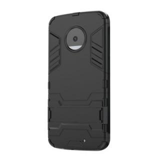 Case for Moto X4 with Stand Back Cover Solid Colored Hard PC