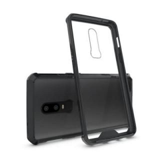 Case for OnePlus 6 Translucent Back Cover Solid Colored Hard Acrylic