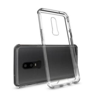 Case for OnePlus 6 Translucent Back Cover Solid Colored Hard Acrylic