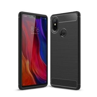 Case for Xiaomi Mi 8 SE Shockproof Back Cover Solid Color Soft Carbon Fiber