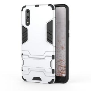 Case for Huawei P20 with Stand Back Cover Solid Colored Hard PC