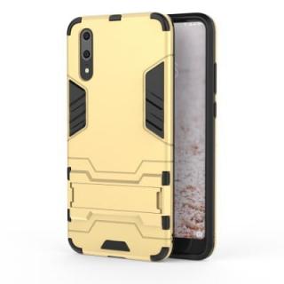 Case for Huawei P20 with Stand Back Cover Solid Colored Hard PC