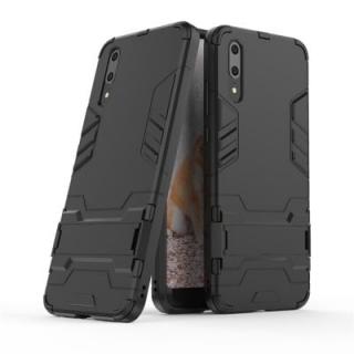 Case for Huawei P20 with Stand Back Cover Solid Colored Hard PC