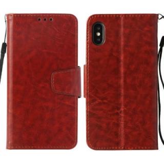 Wallet Leather Flip Cover Case for iPhone X