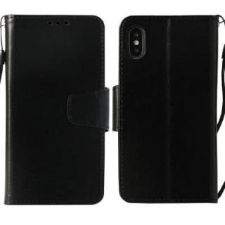 Wallet Leather Flip Cover Case for iPhone X