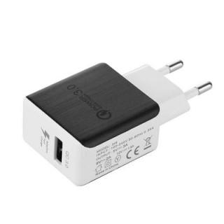 QC3.0 Quick Charge 3A USB EU Plug Mini Travel Charger