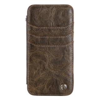 For iphone7 / 8 Vintage Wallet Genuine Leather Case Flip Book Phone Bag Cover with Card Holder