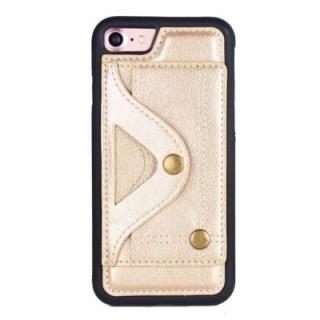 For iPhone 7 / 8 Case Luxury Wallet Fashion Makeup Mirror Leather Card Slot