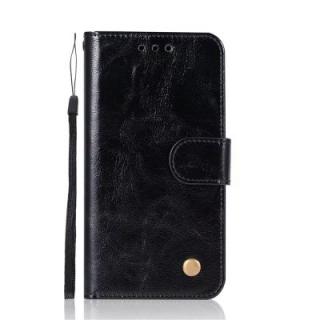 Case For Apple iPhone X Card Holder Wallet with Stand Flip Full Body Solid Color Hard PU Leather