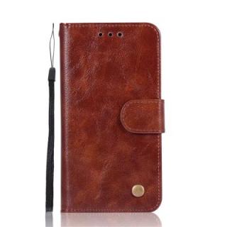 Case For Apple iPhone X Card Holder Wallet with Stand Flip Full Body Solid Color Hard PU Leather