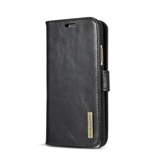 For IPhone X Case Genuine Cowhide Leather Case Wallet Flip Cover Magnetic Credit Card Holder Kickstand