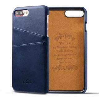 For iPhone 8 Plus/7 Plus Creative Leather Card Holder Back Phone Case Cover