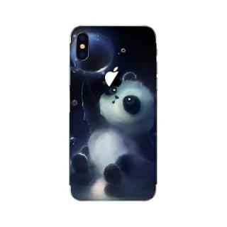 Lovely Panda Pattern Adhesive Back Protective  Film for iPhone X