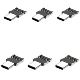 6PCS Type-C To USB 2.0 OTG Adapter