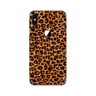 Stylish Leopard Print Adhesive Back Protective Film for iPhone X