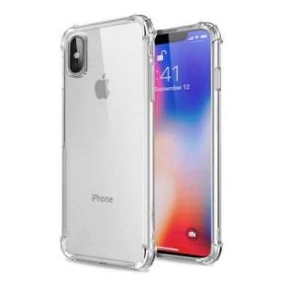 Extreme Heavy Duty Protective Soft Rubber TPU Bumper Case Anti-Scratch Shockproof Rugged Protection Clear Transparent Back Cover for iPhone X