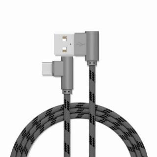 1M Type-C Cable Charge For Samsung S8 Plus Xiaomi 90 Degree  Cable For Oneplus 5t Huawei