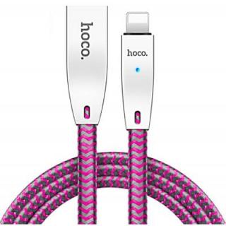 HOCO U11 2.4A Zinc Alloy Reflective Braided Cable for iPhone