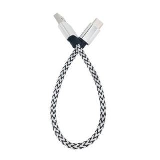 25CM Nylon Braid Type-C USB Cable Output 2.4A Fast Charge Wire