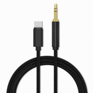 Braided to 3.5mm Male Aux Audio Cable Auxiliary Stereo Cord for Type-C Phone Headphone Car