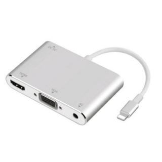 For iPhone to HDMI / VGA / AV Adapter Cable